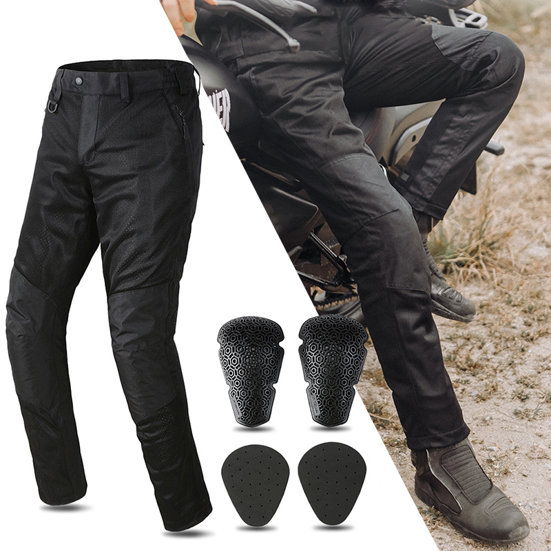 Motorcycle Gear Jeans - Zomer Mesh Motorbroek Heren Off-road Motocross