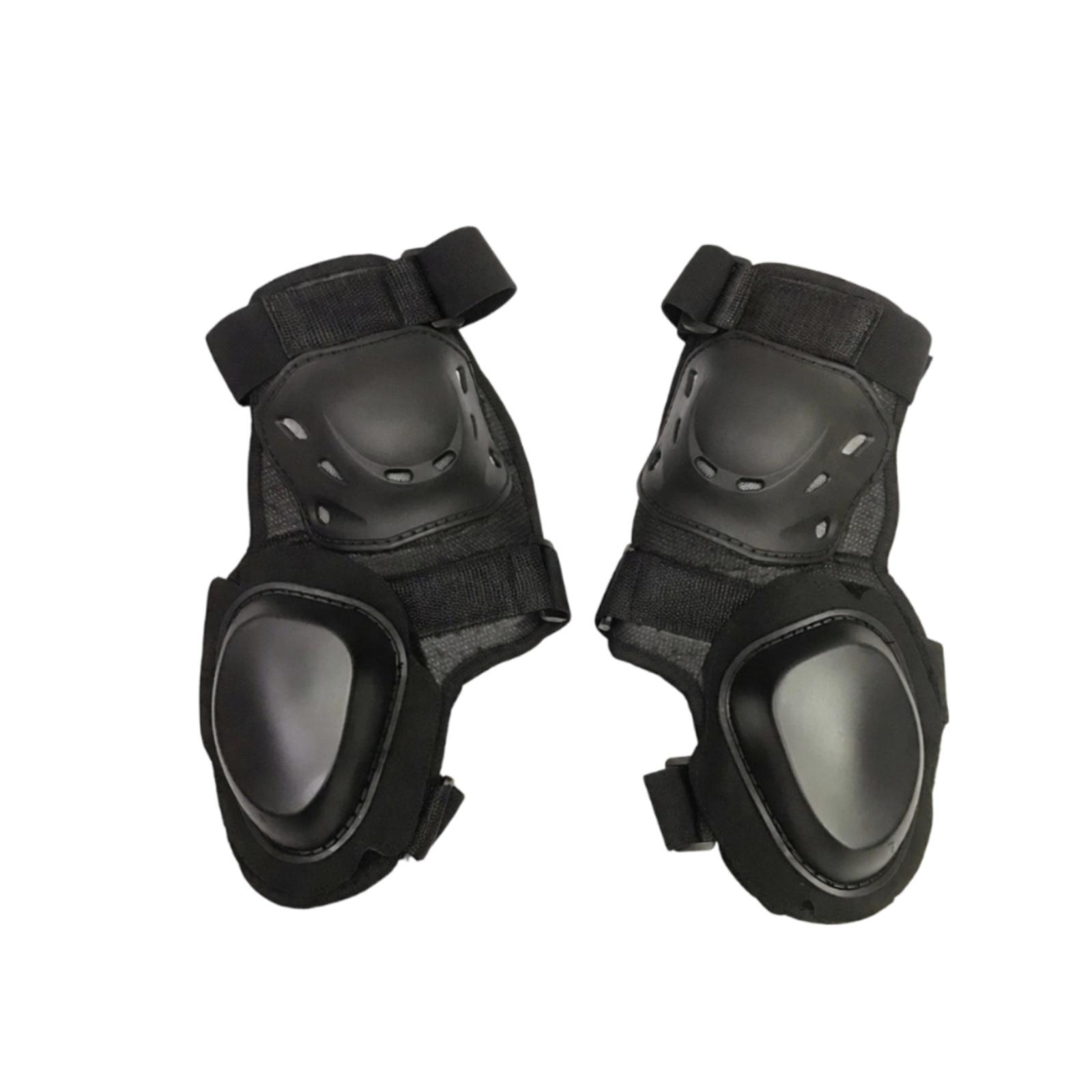Knee Guard Hard - Motorfiets kniebeschermers met verstelbare riemen, harde