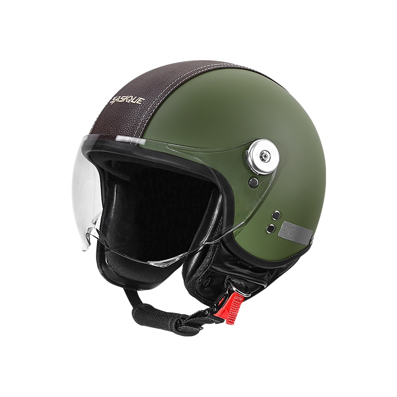 Motorcycle Gear Vintage - Vintage 3/4 open face motorhelm van