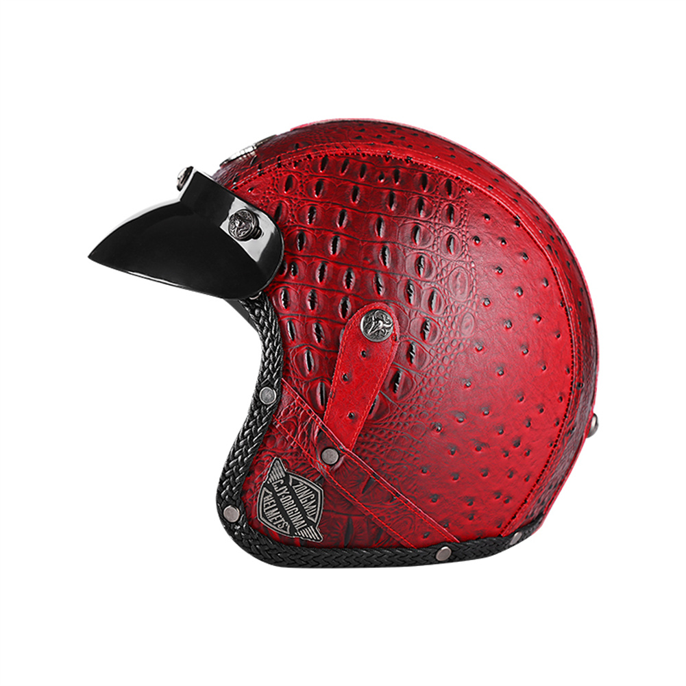 Motorcycle Gear Vintage - DOT 3/4 Open Gezicht Motorfiets Retro