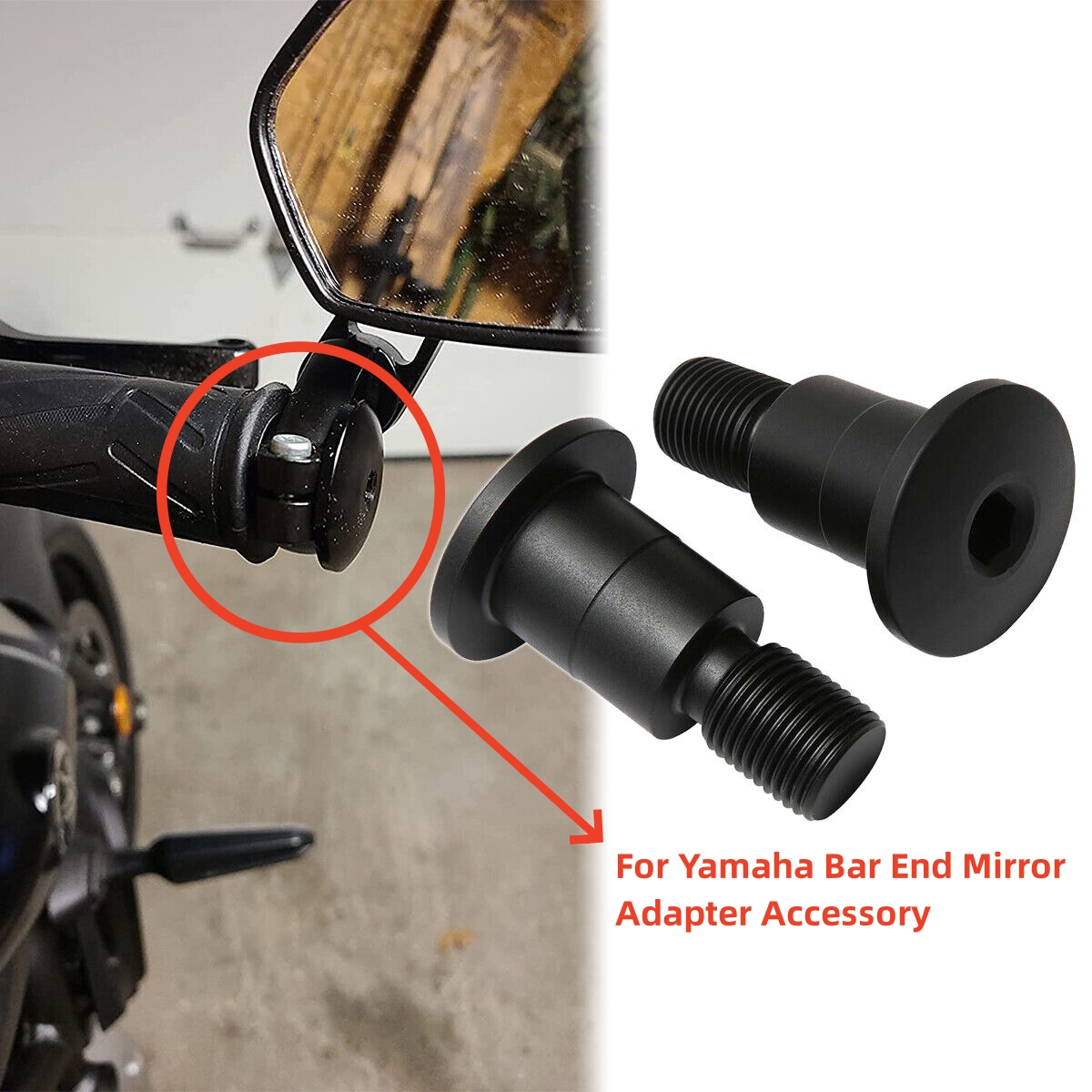 Mirror Extender Bar - Motorcycle Bar End Spiegel Adapter Accessoire