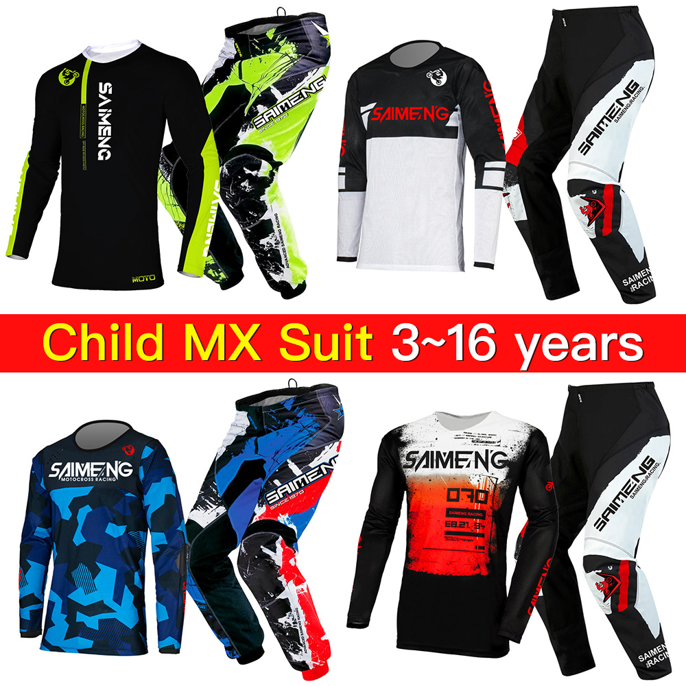 Motorcycle Gear Kids - Enduro pak kind motoruitrusting kinderen motocross