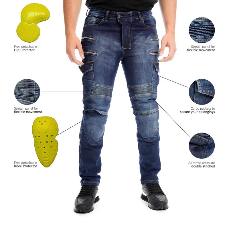Motorrijbroek voor heren, besc - Motorcycle Gear Jeans recensie en prijs
