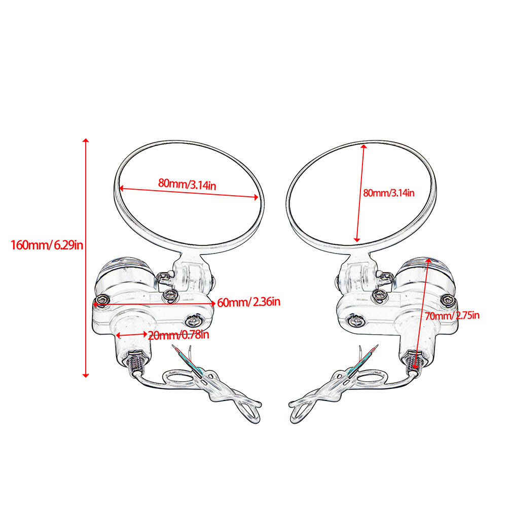 2 Stuks Motorfiets Spiegel Stu - Mirror Extender Bar recensie en prijs