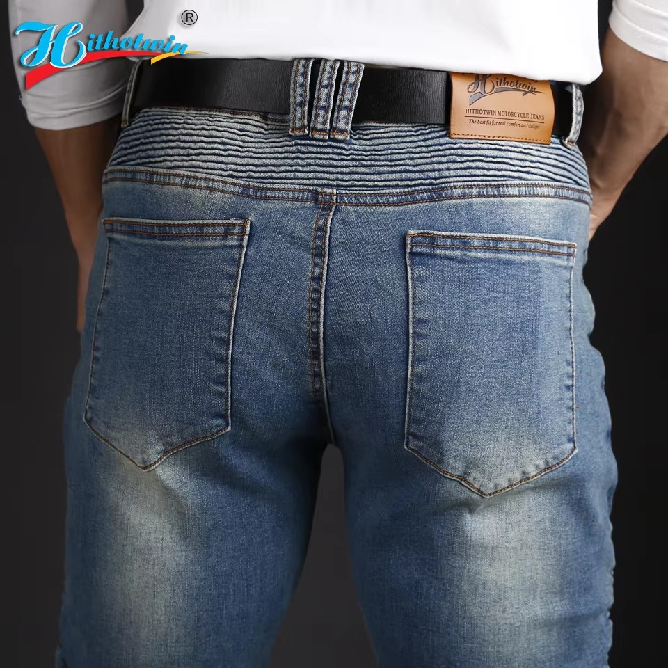 Motorjeans met knie-, heup- en - Motorcycle Gear Women Pants recensie en prijs