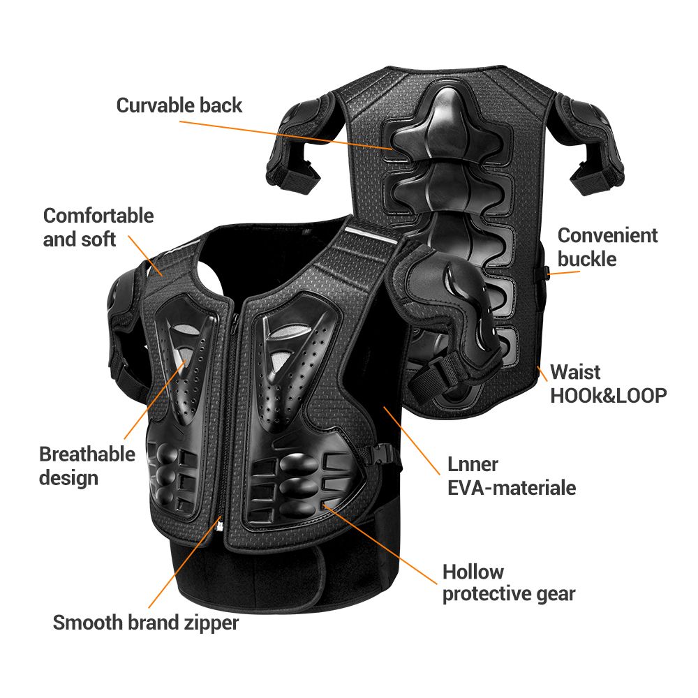 Volwassen motorfiets pantser h - Motorcycle Gear Kids recensie en prijs
