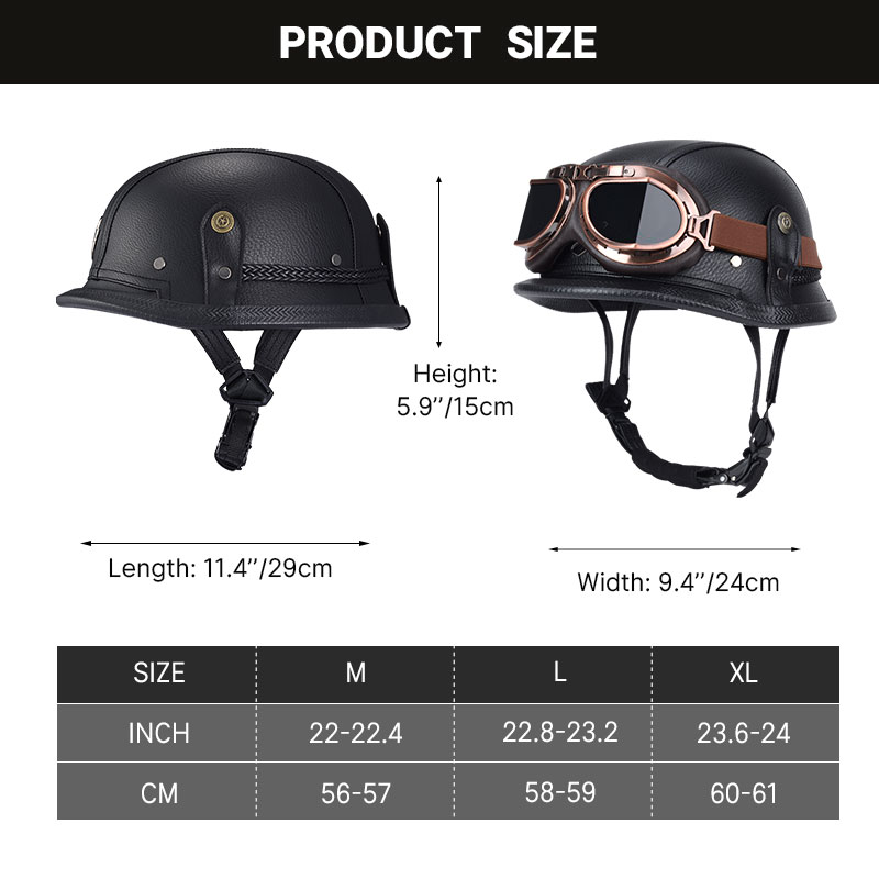 Motorhelmen Casco Moto Helm Ha - Motorcycle Gear Vintage recensie en prijs