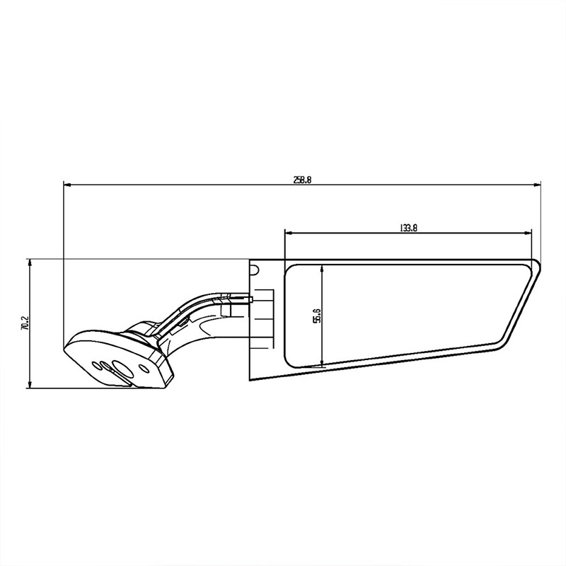 Voor KAWASAKI ZX4RR/ZX25R/ZX6R - Mirror Extender Bar recensie en prijs