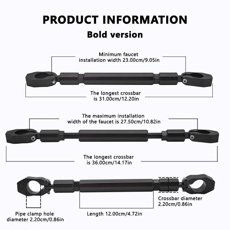 SEAMETAL motorfiets verstelbaa - Mirror Extender Bar recensie en prijs