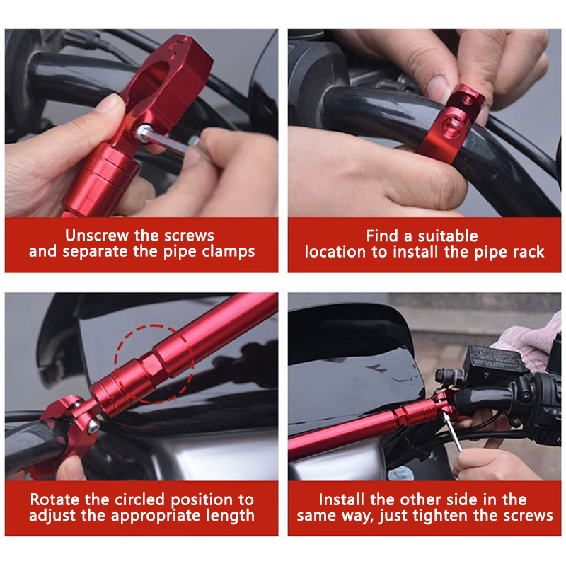 SEAMETAL motorfiets verstelbaa - Mirror Extender Bar recensie en prijs