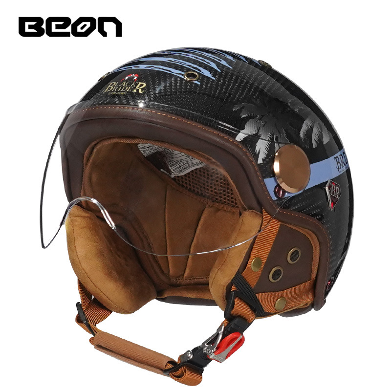 BEON BR13 Retro open gezicht h - Motorcycle Gear Vintage recensie en prijs